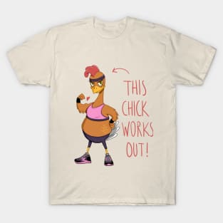 This Chick Works Out T-Shirt